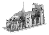 Comprar Rompecabezas Metálico 3d Notre Castillo Dame París Modelismo