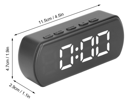 Despertadores Digitales Con Repetición De Temperatura 12 24