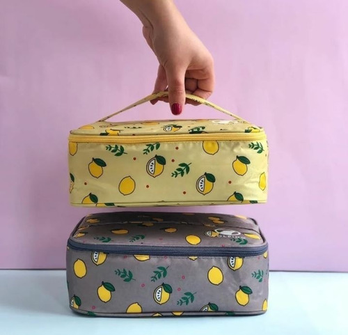 Imagen 2 de 8 de Neceser Glam Porta Cosmetico Travel Organizador Estampado