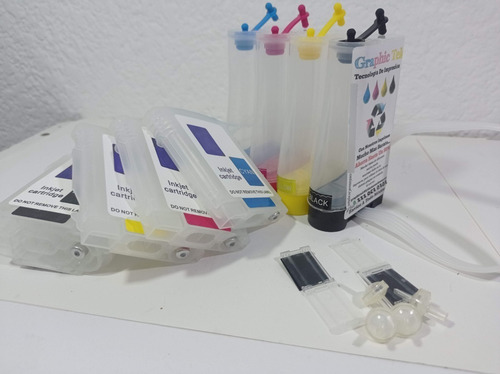 Sistema Tinta Continua Compatible Designjet 110p 10 Y 11 S/t