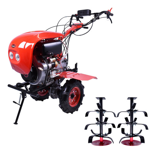 Motocultivador De Solo 9. 0hp Com Rodas/enxada Tdt110 Toyama