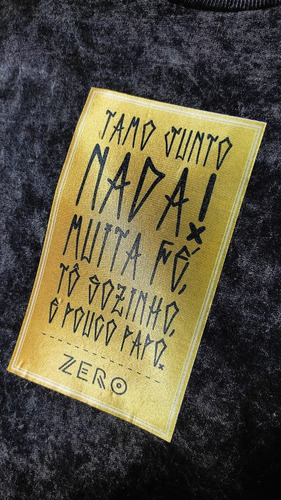 Imagem 1 de 3 de Camiseta T-shirt Estonada Tamu Junto Unissex Zero Lifestyle