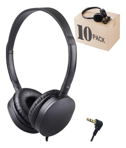 Hongzan Bulk Headphones Auriculares Al Por Mayor, Paquete 10