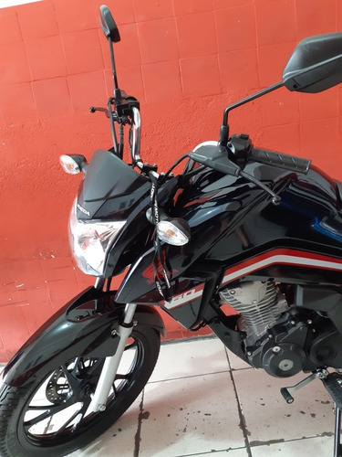 Imagem 5 de 15 de Honda Titan 160 2020 Azul Único Dono Baixo 359km
