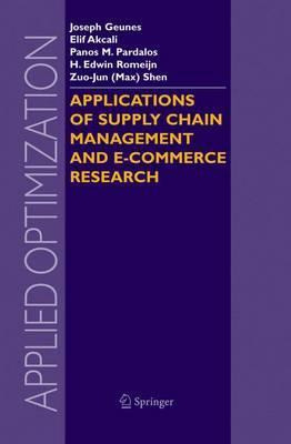 Libro Applications Of Supply Chain Management And E-comme...