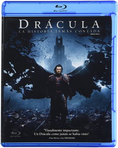 Imagen 1 de 1 de Dracula La Historia Jamas Contada Luke Evan Pelicula Blu-ray