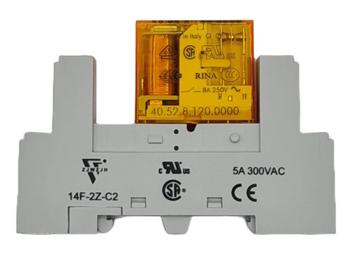 405281200000 Relevador Encapsulado 120v Ac, 8 Pines C/base