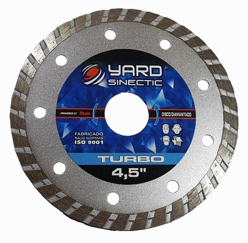 Disco Diamantado Yard Turbo 4 1/2 (115 Mm) Pack X 5 U