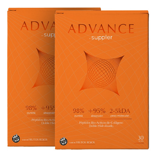 2x Advance Suppler Colageno Bioactivo Huesos Articulaciones 