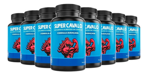 Super Cavalo - 3x Melhor Que Os Demais Produtos - Kit 8