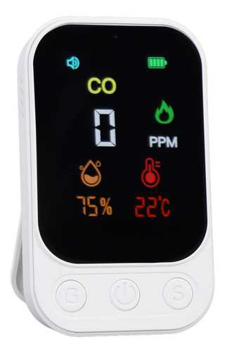 Detector De Co Tester De Temperatura Portátil Multifuncional