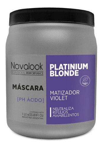 Mascara Matizador Violeta Blonde Rubios Acido 1kl Novalook