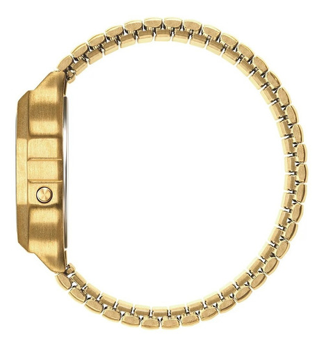 Relógio Digital Dourado Preto Feminino Mormaii Vintage Mojh02au/4d Original