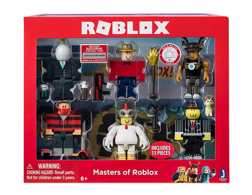 Roblox Masters Of Roblox Six Figure Pack Mercado Libre - juegagerman roblox no confio en mi propia pizzeria youtube