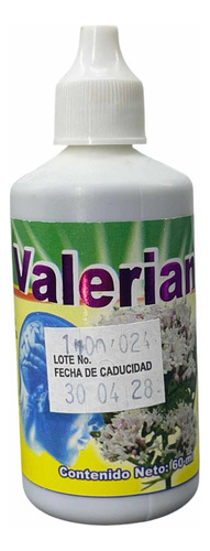 Gotas De Valeriana 60ml Contra Estrés, Insomnio Y Nervios