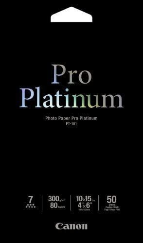 Canon Photo Paper Pro Platinum, 4 X 6 Pulgadas, 50 Hojas (27