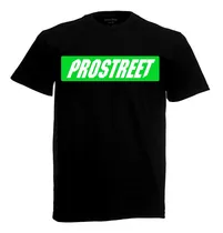 Comprar Remera Prostreet Racing 7 - Tuners - Moteros  100% Algodón M Negro