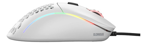 Mouse Gamer Glorius Modelo D - Honeycomb Branco Fosco