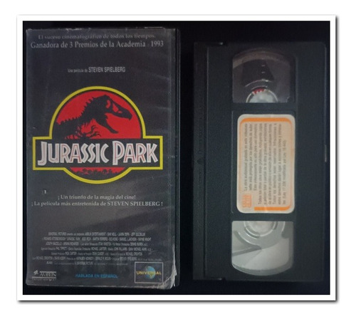 Jurassic Park Vhs, Edición 1993 Español