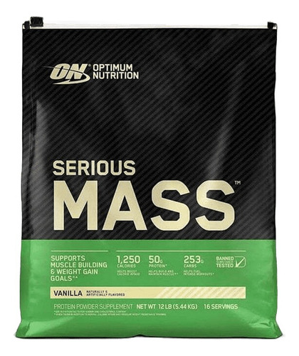 Serious Mass - 12lb - Optimum Nutrition - Invima