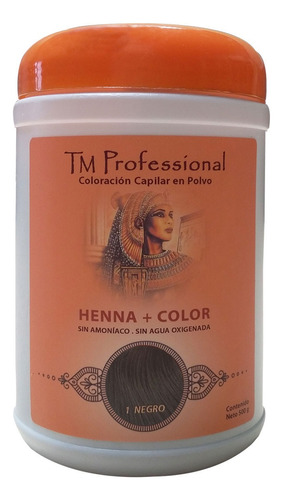 Henna Color Tm Professional 500 Grs - Sin Agua Oxigenada