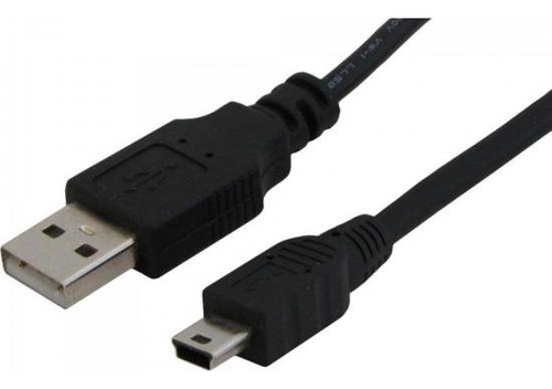 Cabo Usb P/ Sony Handycam Dcr-sx65 Dcr-sx63 Dcr-sx44 Sx43 Cor Preto