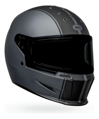 Capacete Bell Eliminator Rally Matte Gray Black Cinza