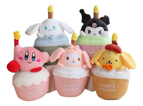 1 Peluches Sanrio - Happy Birthday - Cumpleaños, Originales