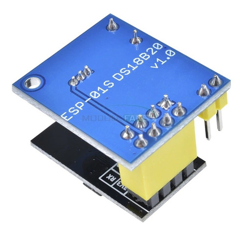 Imagen 5 de 6 de Modulo Sensor De Temperatura Wifi Esp8266 Esp-01/s Ds18b20
