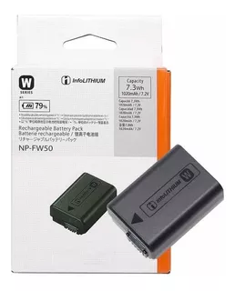 Batería De Np-fw50 Para Sony, Original, De 1080mah, Caja