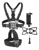 Comprar Kit Arnés Pechera Y Cabeza Celular Gopro Luz Cámaras Acción