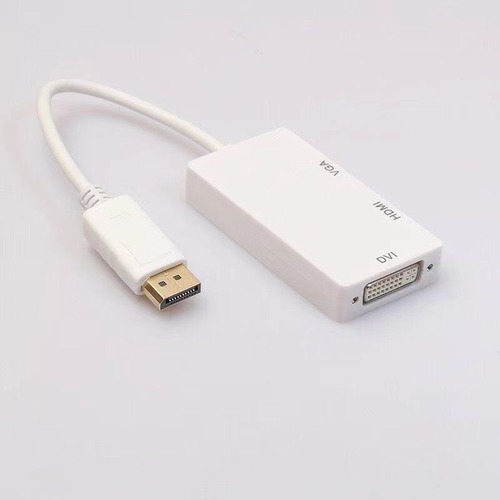 Big Dp To Triple (blanco) - Dp Minidp A Hdmi De Alta Definic