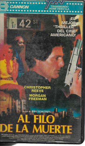 Al Filo De La Muerte Christopher Reeve Morgan Freeman Vhs