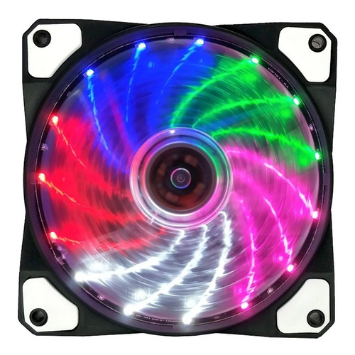 Fan Cooler Gamer Luces Led 120mm / 4 Pines 12v Cod 2785