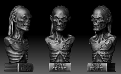 Tales From The Crypt Cryptkeeper Archivo Stl Impresion3d 