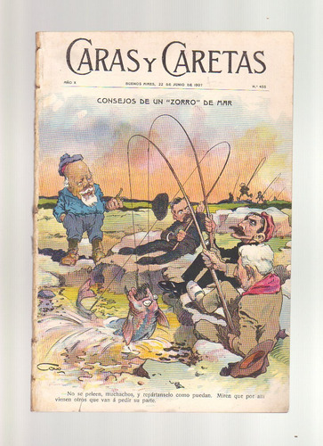 Caras Y Caretas Nº 455, Semanario Festivo, Literario, 1907