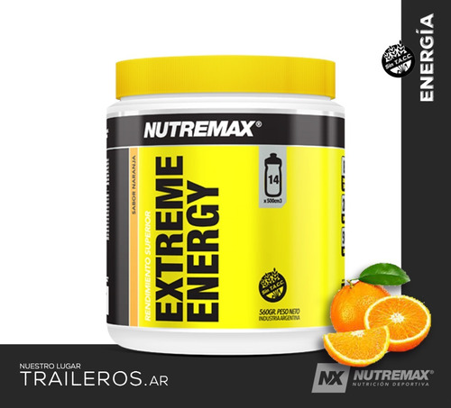 Extreme Energy X 560gr - Isotónica C/caf. - Nutremax