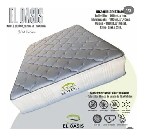 comprar Colchon Individual Resorte Semi Ortopedico E.o 1x190