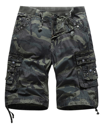 Mono De Camuflaje Transpirable Para Hombre, Pantalones Corto