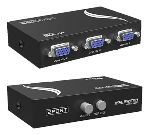 Switch Kvm 2 Puerto Vga Video 2 Dvr 1 Monitor 