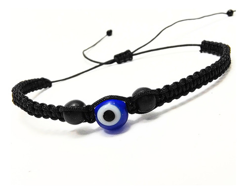 Pulseras Ojo Turco Pack X 10 Combinadas Negras Y Rojas