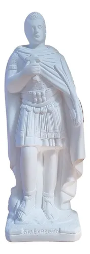 comprar Santo Expedito, Gesso Cru, 40cm