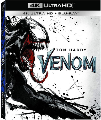 Venom | 4k Ultra Hd + Blu Ray Tom Hardy Película Nuevo