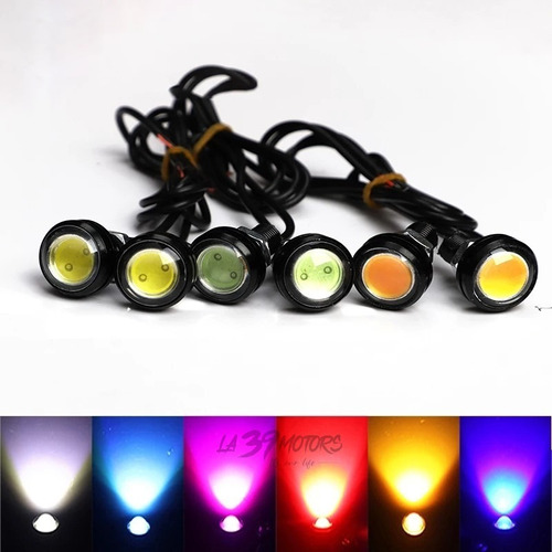 Luz Ojo De Aguila Led Funcion Fija Y Estrobo De 23mm