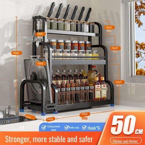 Soporte Para Botellas De Condimentos, Soporte Para Cuchillos