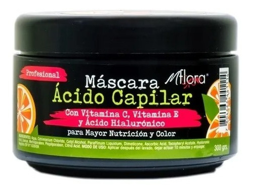 Flora® Crema Capilar De Acido Cítrico 300g