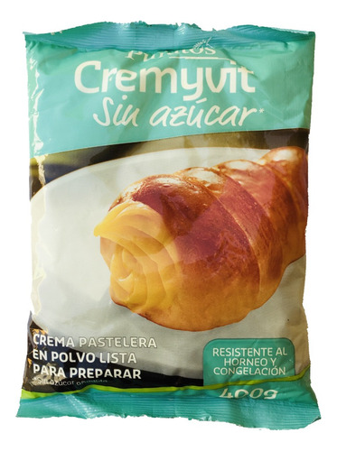 Crema Pastelera Sin Azúcar Puratos Cremyvit 400 Gr.
