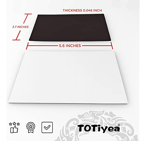 Paquete De 36 Etiquetas Magnéticas En Blanco 14.2 X 9.4 Cm