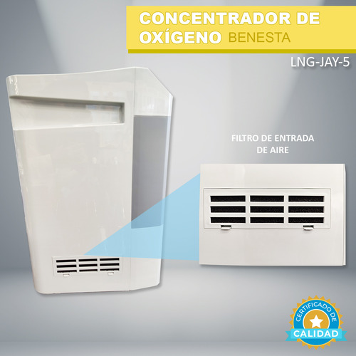 Concentrador De Oxigeno Longfian De Flujo Sencillo Modelo Ja