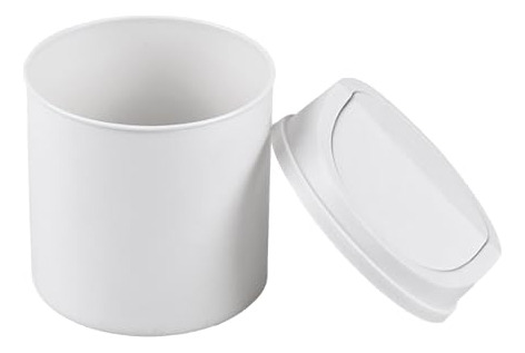 Mini Cubo De Basura De Escritorio 0.5 Litros Blanco